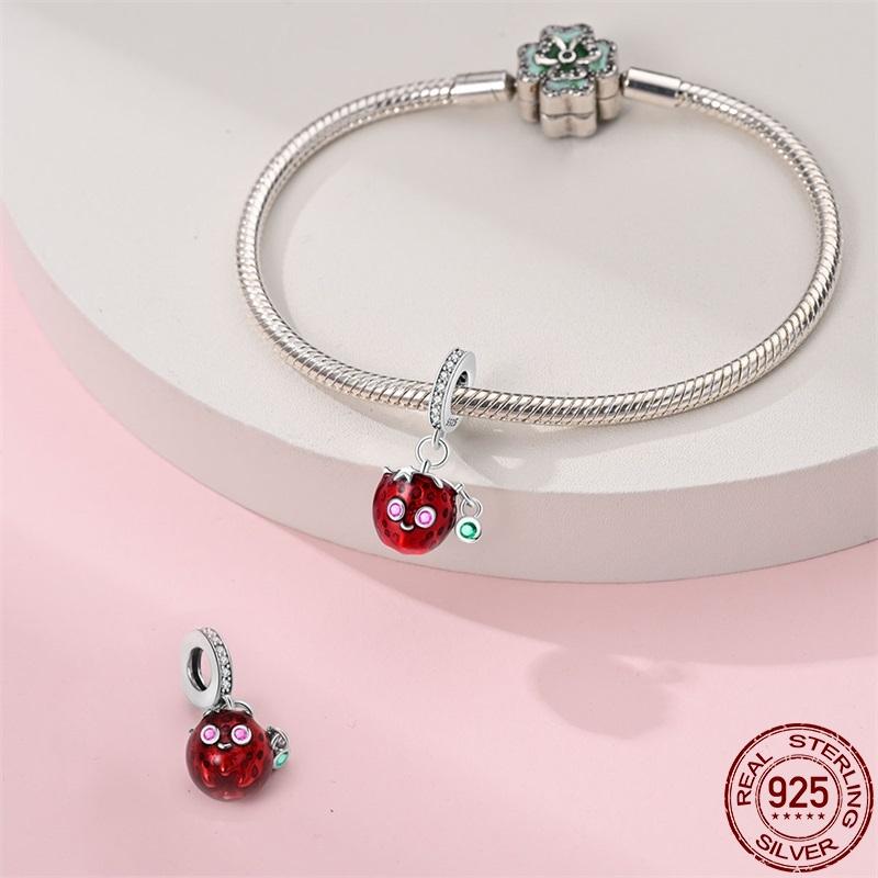 Fit 3Mm Panoriginal Bracelet 100% Copper Afternoon Tea Series Pendant Charm For Women Jewelry Diy Fine Gift