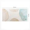 Durable Anti-Slip Desk Mat Abstract Waves 90x45 Cm