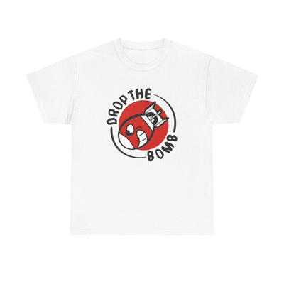 Drop The Bomb Grafik T-Shirt Unisex Schweres Baumwoll-T-Shirt NEU