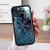 Winter Snowflake Mobile Cell Phone Case for iPhone 17 16 15 14 13 12 11 Air Pro Max Plus Thicken TPU Colorful Cover Luxury Cover