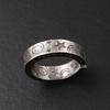 Graffiti star ring for men and women, high-end retro hip-hop smiley face for couples with adjustable hand accessories and gifts