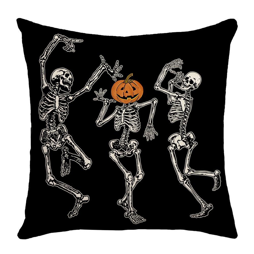 Halloween Day of The Dead Decorative Pillow Skull Pillow Case Living Room Decoration Sofa Pillow Bedside Pillow