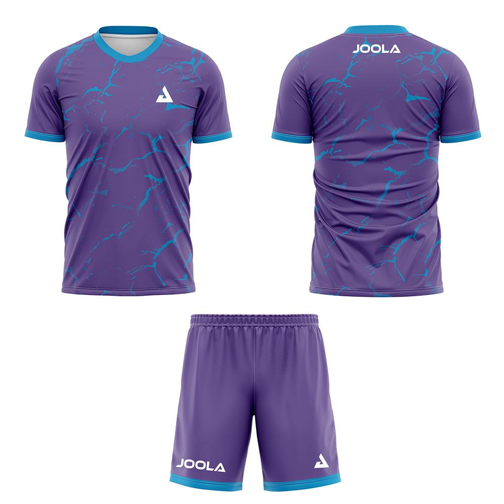 2026 Traspirante Asciugatura Rapida Abbigliamento da Tennistavolo da Uomo Set T-shirt a Maniche Corte e Pantaloncini Pantaloncini da Badminton con Coulisse e Tasca
