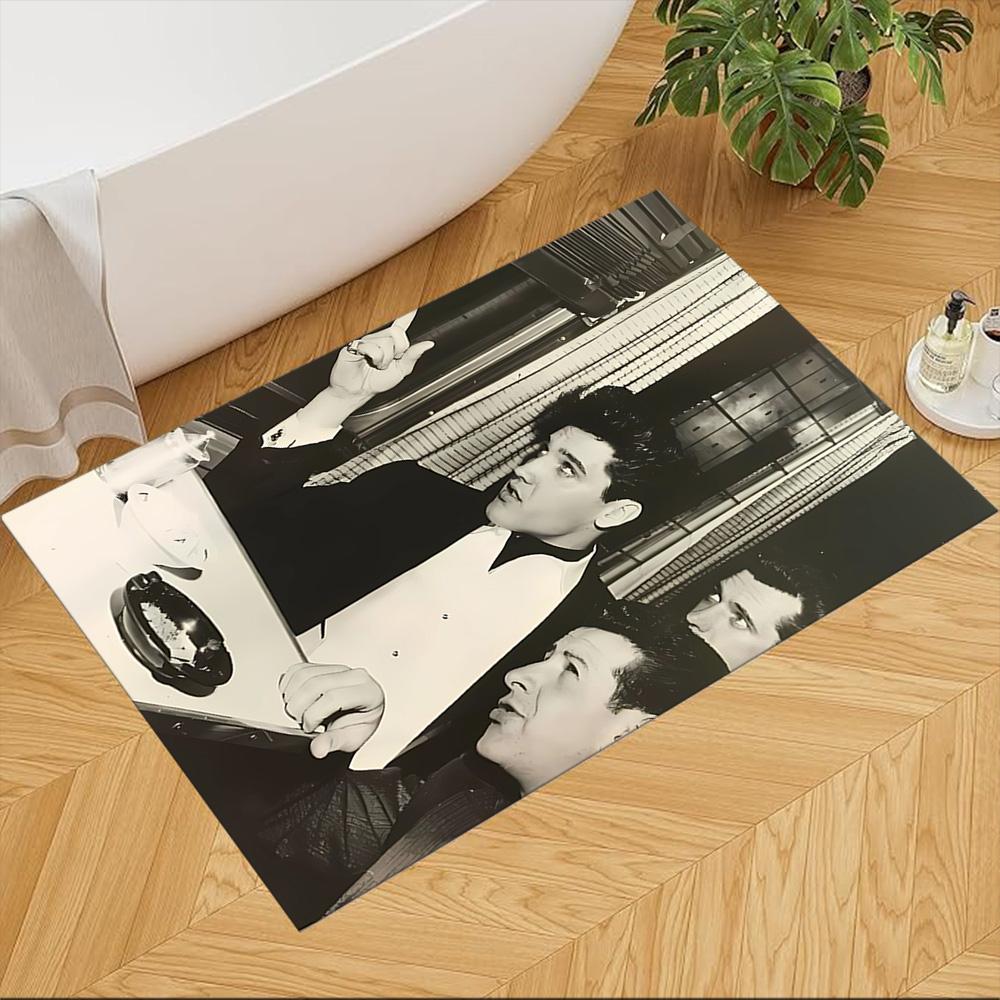 Elvis Presley pattern Non-Slip Home Carpet Design for Office Decor Living Room Bedroom Gift
