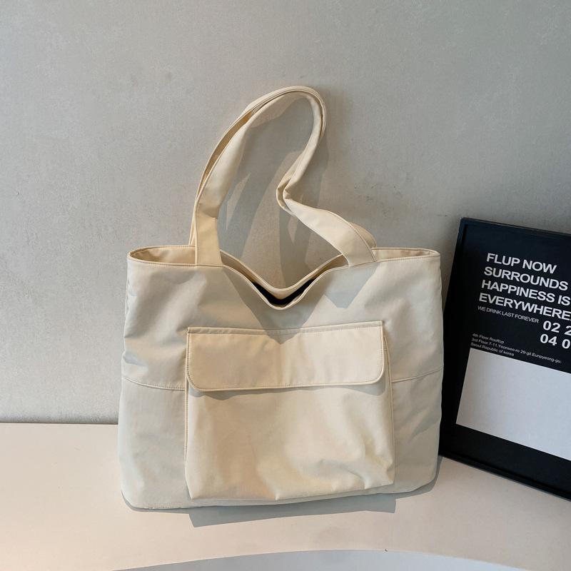 Versatile Bag for Women, Portable Tote Bag, Niche Design, High-end Sense, Shoulder Bag, Large Capacity Commuting Backpack