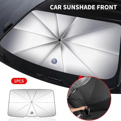 1 szt. Osłona przeciwsłoneczna na przednią szybę samochodu Składana osłona przeciwsłoneczna na przednią szybę Do Volkswagen VW GTI Rline R Golf Amarok Phaeton Teramont ID3