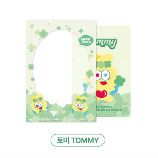 

2025 CRAVITY Персонаж Lucky CCREW Мини L-холдер и набор фотокарточек TOMMY