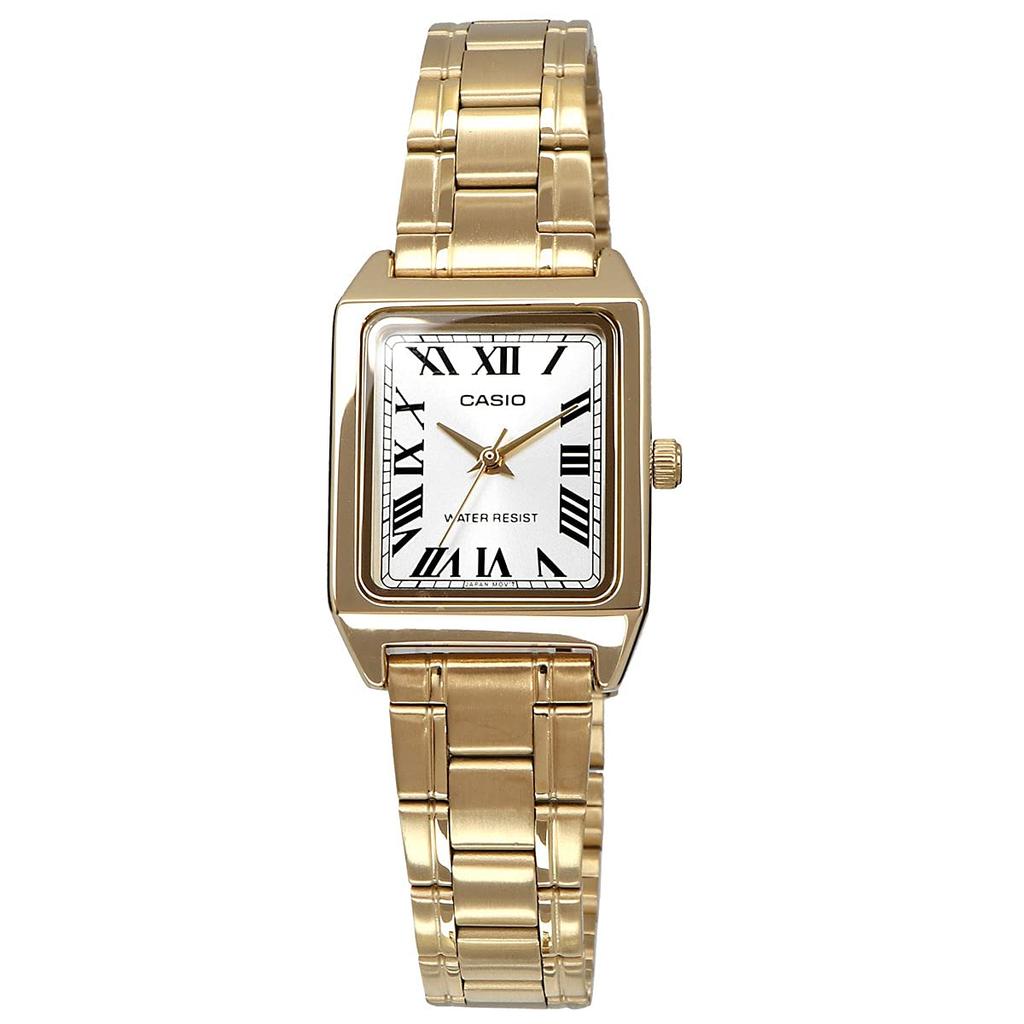 CASIO Standard Quartz Watch Gold Metal Band Overseas Model [Casio] Women's LTP-V007G-9B [Used]