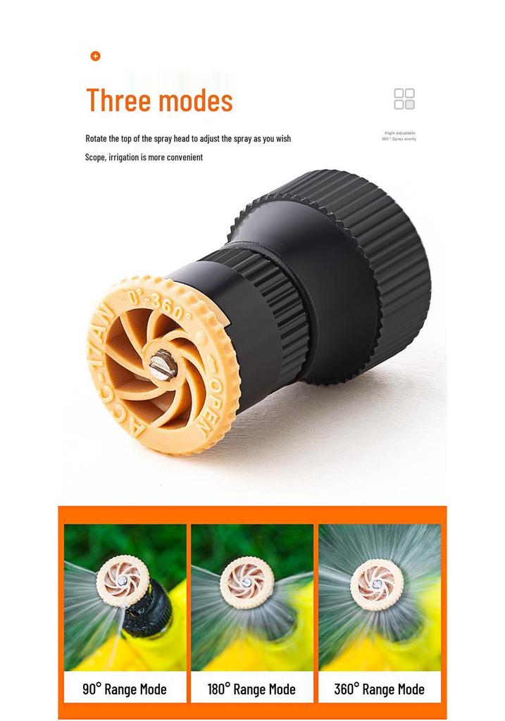 360° Adjustable Automatic Lawn & Garden Sprinkler Head