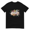 Resist Floral Anti Trump Political Protest TShirt