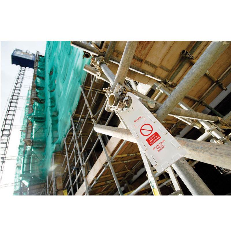 Prolockey Industrial Safety Lockout Warning Tag for Construction PVC Scaffolding 