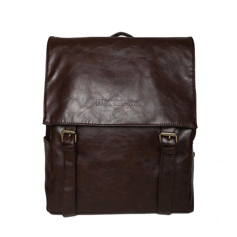 

Модный рюкзак с клапаном для маленькой школьной сумки для девочек-подростков, винтажный рюкзак, сумка на плечо для отдыха, дорожная сумка 30cm x13cm x35cm кофейный