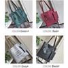 Art Style Pu Leather Handbag With Open Top And Soft Handle For Women
