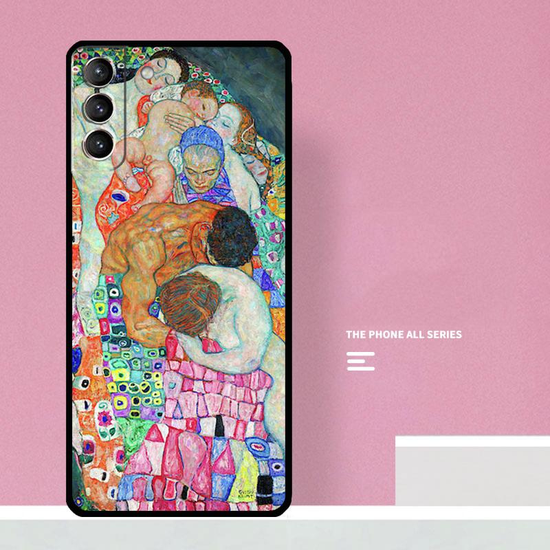 Kiss by Gustav Klimt Phone Case For Samsung Galaxy S24 S26 Ultra S20 S21 S22 S23 S25 Plus S10 S25 FE Cover Coque