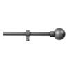 Stor Planet-Stor Planet Extendable Curtain Rod Dark Gray (160cm)