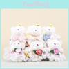 Adorable Bear Plush Toy With Short Pile Fur For Girls Bags And Collectible Decor