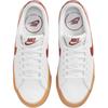Nike Court Legacy GS Bianco Rosso Squadra Gomma Sneakers per Bambini Giallo Gomma DA5380-132