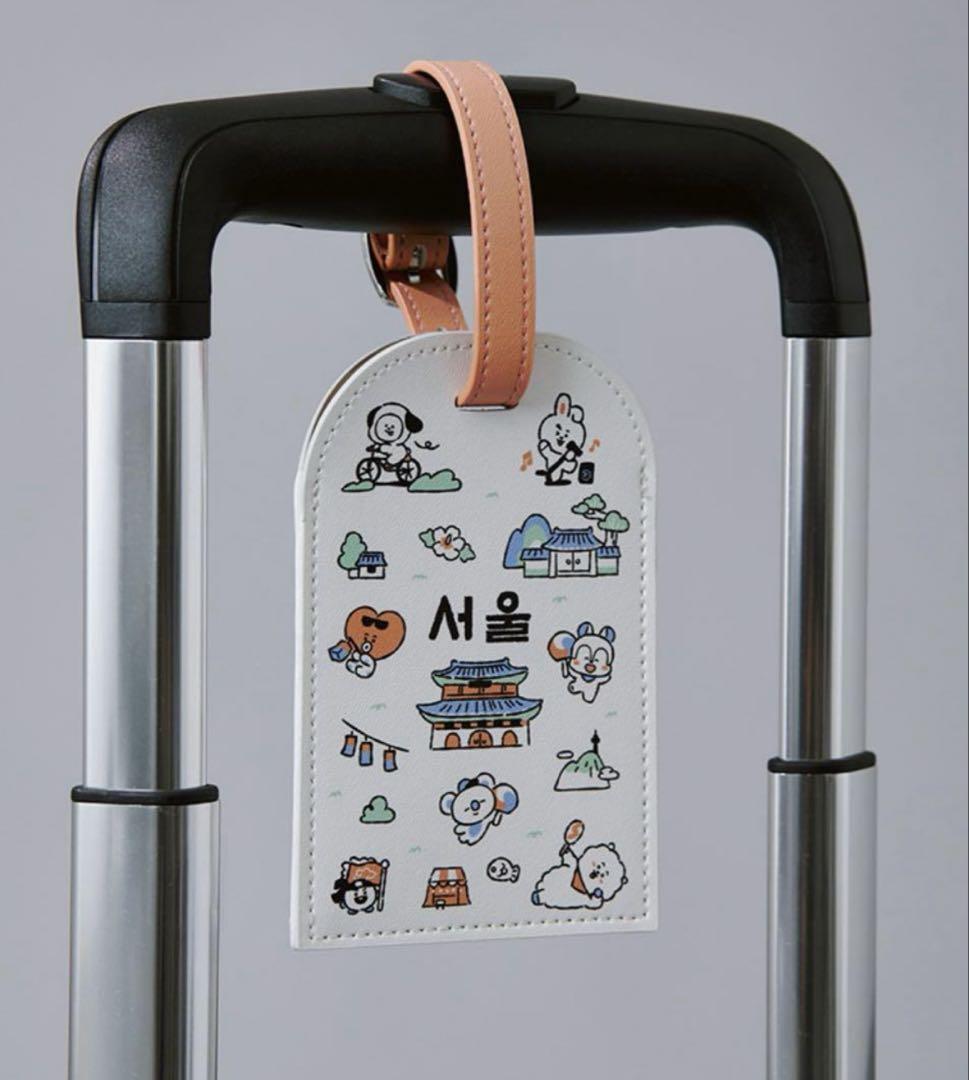 

[USED] Korea exclusive BT21 Seoul Edition luggage tag Seoul