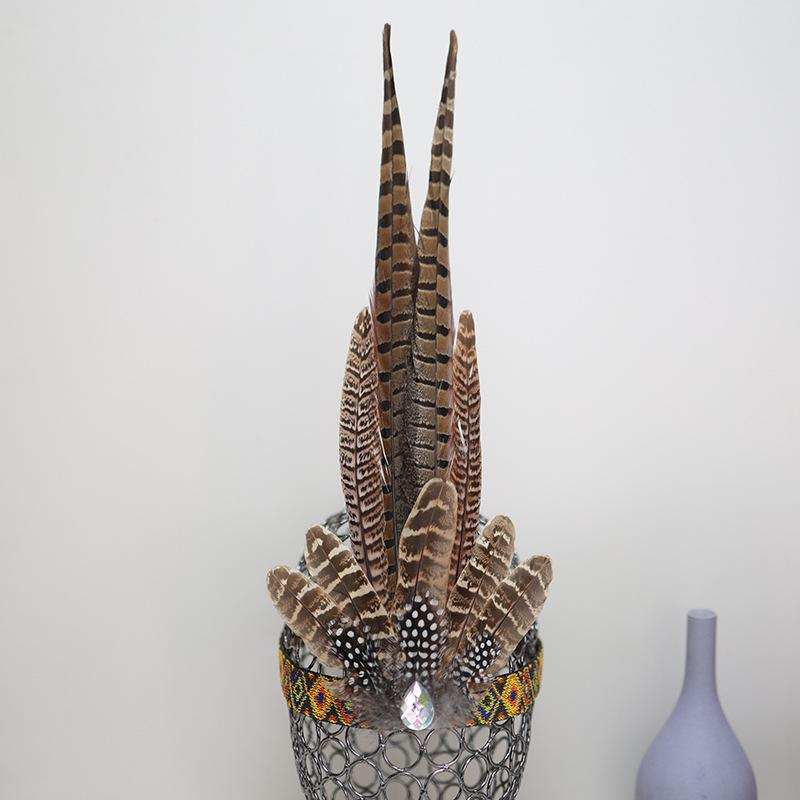 Indian Feather Headdress for Children s Day, Stage Performance, Halloween, and Carnival Party. Child Size