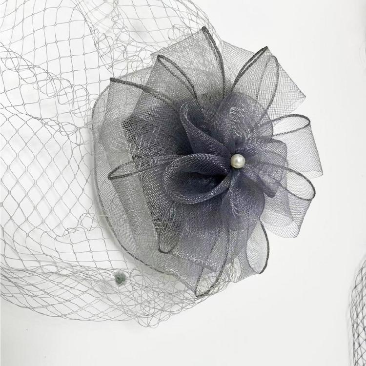 Fashionable Hair Decoration Flapper Headband With Mesh Flower Hairpin Masquerade Party Headpiece Great for Costume Event