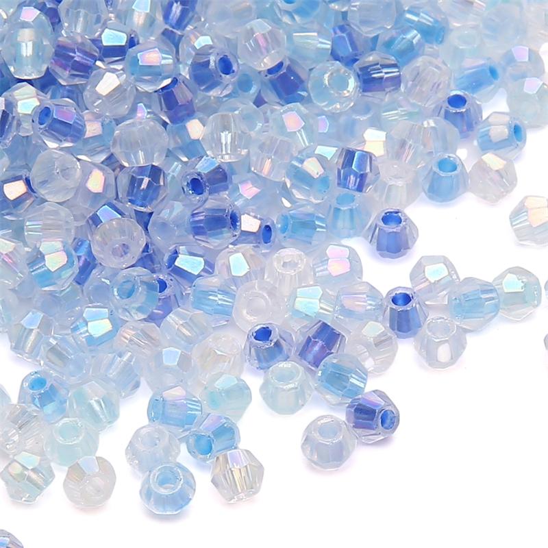 135 Stück Glasperlen, Charm-Anhänger, illusionäre Form, tschechische Perlen, Saatperlen, Abstandsperlen für die Schmuckherstellung, Zubehör