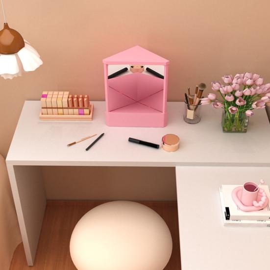 Non-Reversing TRUE Makeup Mirror High Clarity Desktop Vanity Mirror Men Women Precision