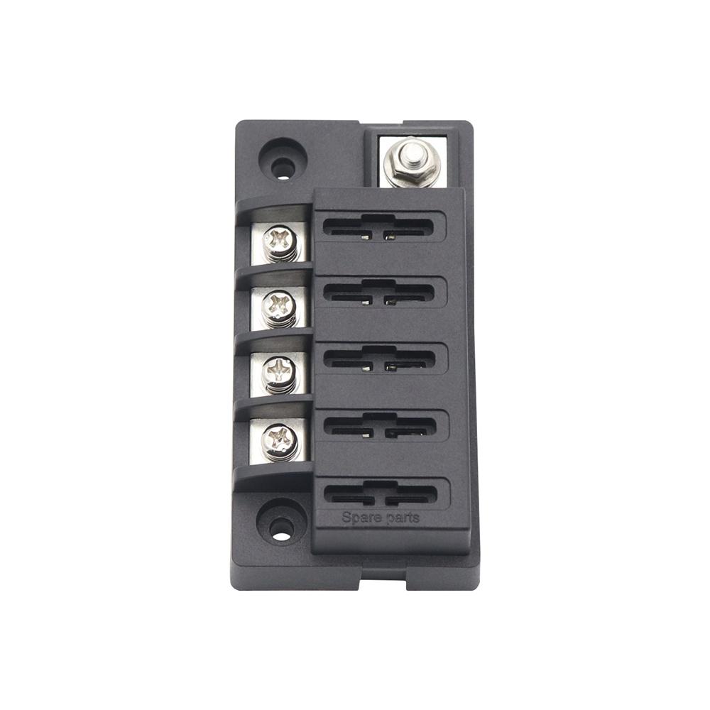 32V 4-Way Compact Fuse Box with Single Input and 4 Output For Car Marine Boat RV