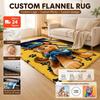 Paw Patrol Police Pup Rectangular Rug Soft Texture Nonslip Carpet For Bedroom Door Living Room Area Home Decor New Year Gift