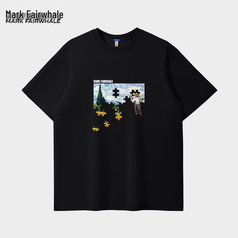 Mark Fairwhale Men s American Style Heavyweight Cotton T-Shirt 2XL