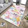 Hello Cat Fantasy World Office Rug Chair Mat, Game Carpet, Suitable for Front Door, Bedroom, Living Room, Desk, Holiday Gift