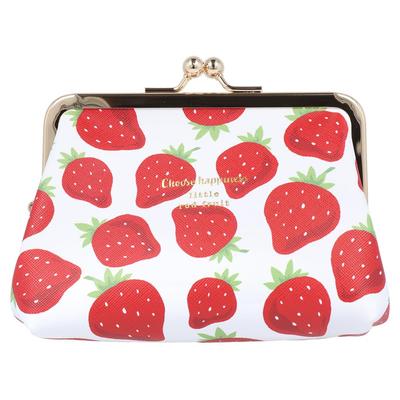 Sunstar Schreibwaren Klipp A S2323818 Beutel, Geldbörse, ICHIGO, Erdbeere, Muster,