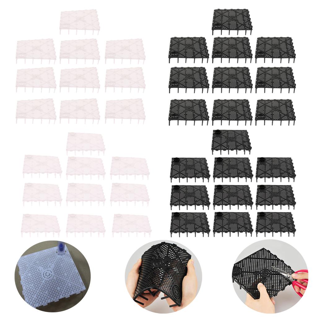 Undergravel Aquarium Filter Plate Plastic Bottom Board Fish Tank Accessory for Aquarium Equipment and Setup