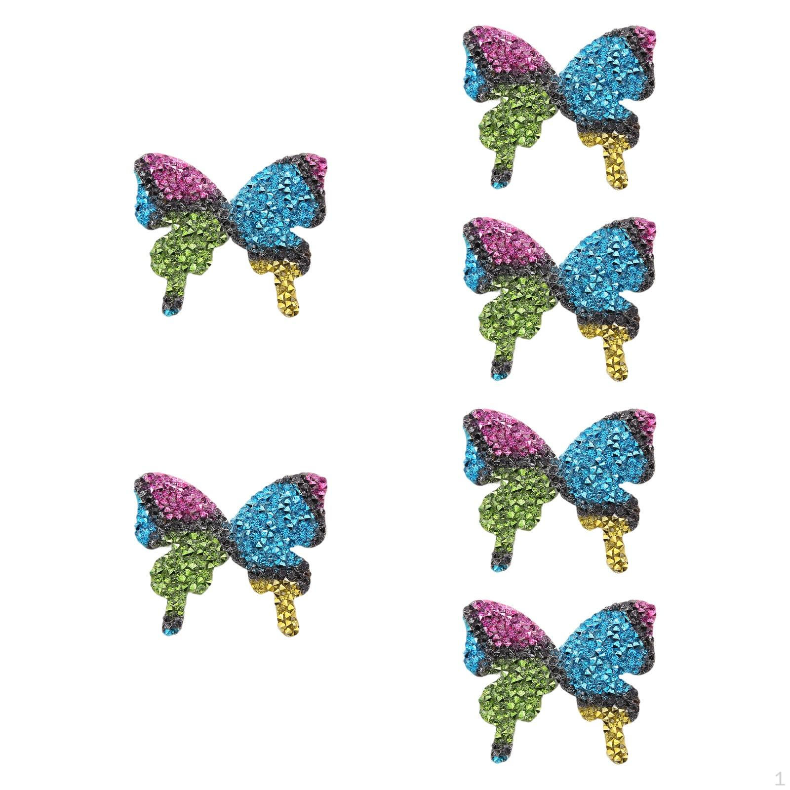 

Бабочка Утюг на заплатке Декор для одежды Ремонт DIY Поделки Шитье Наклейка для джинсов blue