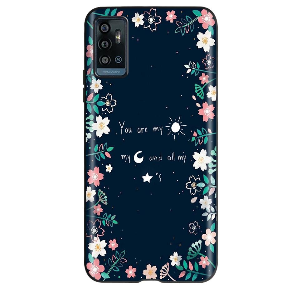 For ZTE Blade A71 Case Silicone Back Cover Phone Cases for zte blade A 71 a71 A7030 Soft Coque Fashion TPU bumper Eiffel Tower