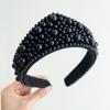 Baroque Fabric Hair Bands Elastic Hair Hoop New Pearl Headband  Headwear