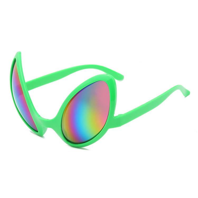 

Funny Alien Glasses Party Fashion Sunglasses Rainbow Lenses Sun Glasses Holiday Dance Aliens Alternative Shapes Parties Supplies