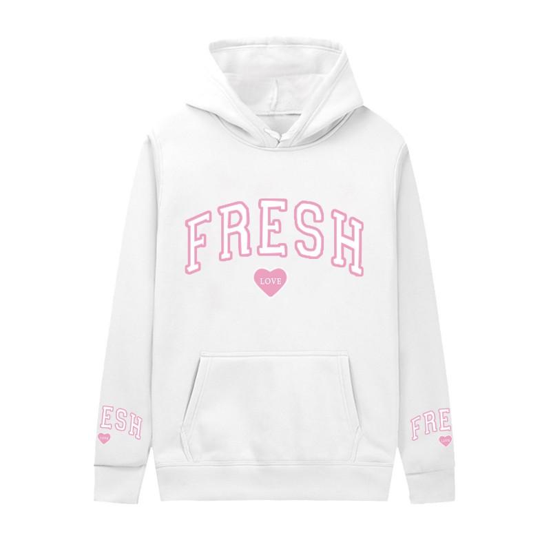 Unisex Hooded Pullover Sweatshirt Casual Loose Fit Teens Winter