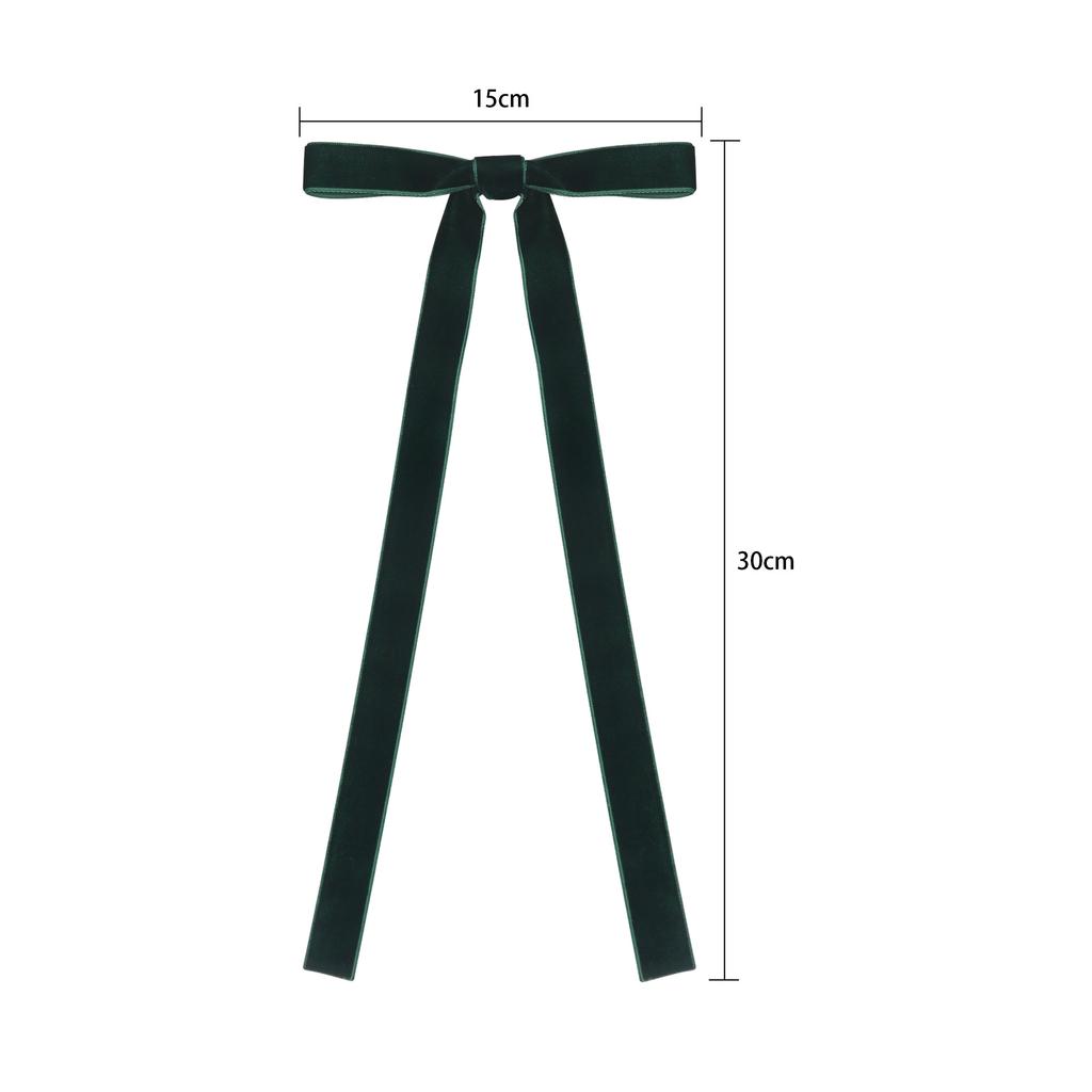 1Pc Velvet Ribbon Christmas Pendant Garland Tied Velvet Bow Gift Home Christmas Tree Decoration Pendant Webbing