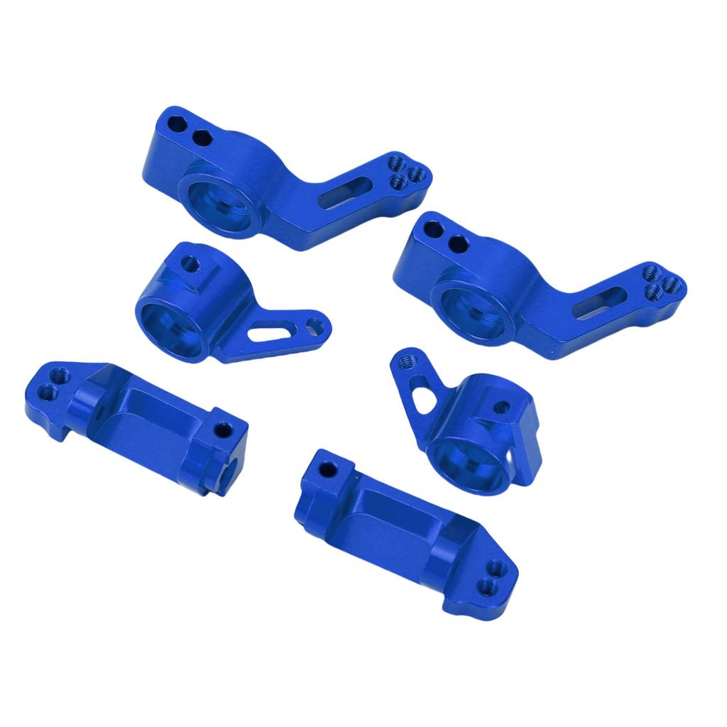 RC Car Front Steering Cup Front C Seat Rear Axle Seat Kit Fit for Traxxas Slash 2WD Aluminum Alloy RC Car Upgrade Parts