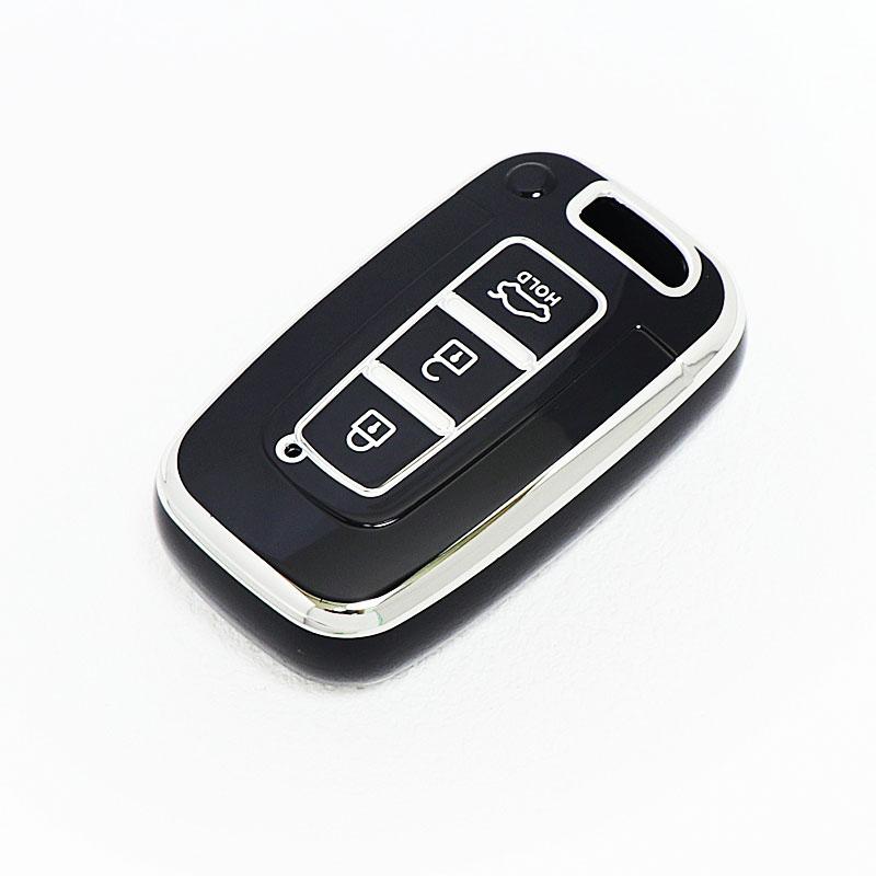 3 Button Tpu For Kia Sonata 8 Sr Ix35 Elantra I30 Soul Hyundai Veloster Solaris Hb20 Rohens Car Key Case Keyless Cover Keychains