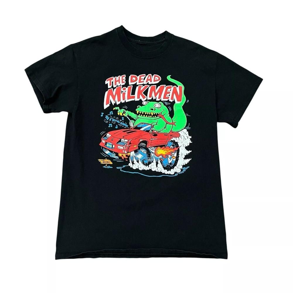 Hot The Dead Milkmen Band T Shirt Full Size S-5XL Black Unisex T-Shirt S