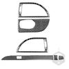 6Pcs Carbon Fiber Interior Dashboard Kit Cover Trim For BMW 6 Series E63 E64