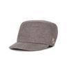 VARZAR VA Square Studded Wool Bellboy Cap Brown