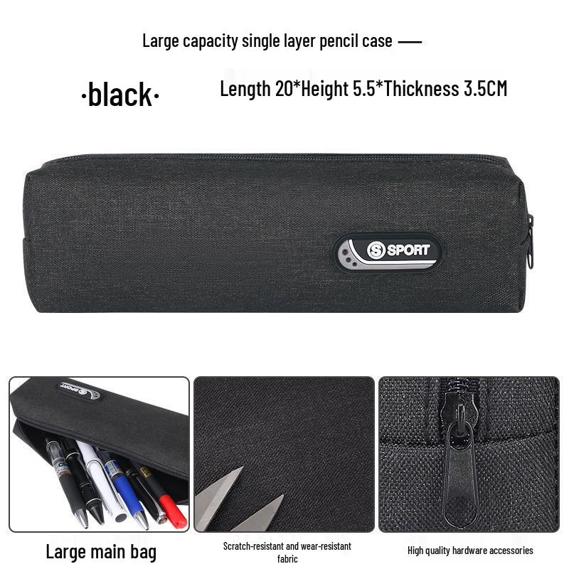Multi-Layer Waterproof Pencil Case for Students - Large Capacity Stationery Bag