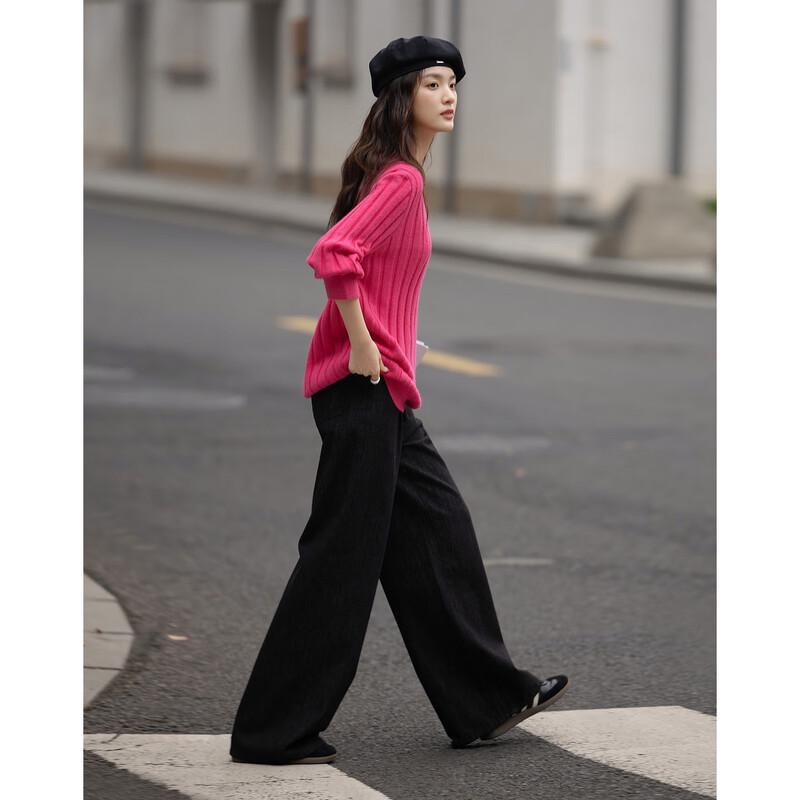 Demana Spring Color Philosophy V-Neck Knit Top
