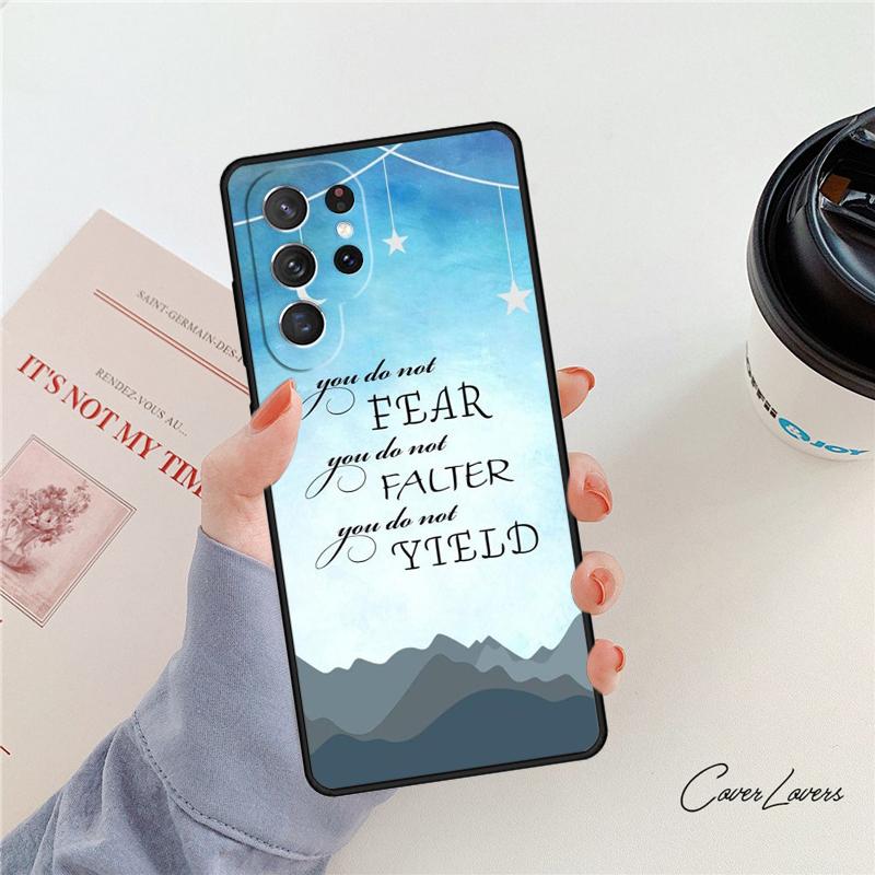 A Court of Mist and Fury Sarah J Maas phone case For Samsung Galaxy S24 S25 S23 S22 Ultra Note 10 20 Plus S20 S21 FE Cover