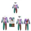 Clown Costume For Kids And Adults With Polyester Fabric For Cosplay And Halloween Events