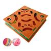 Durability Felted Cats Toy with 2 Ball for Interactively Play Promoting Mental Stimulation and Physical Activity