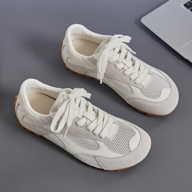 Genuine Leather Dexun Shoes Mesh Breathable Women's Shoes Sports Forrest Gump Shoes Versatile Casual Shoes