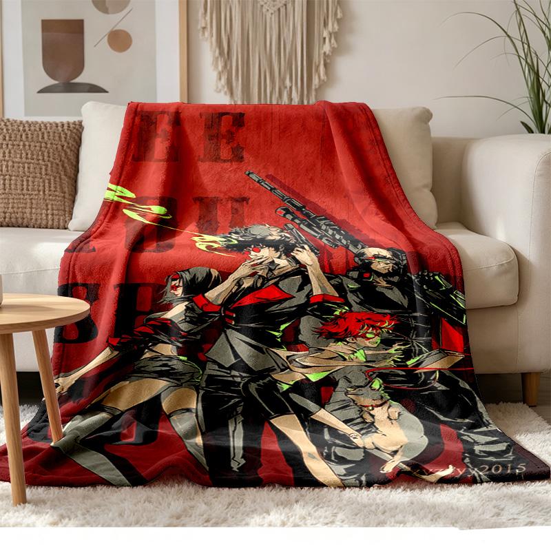 Cowboy Bebop Soft and comfortable flannel Suitable for sofas living rooms outdoor camping travel and also makes a great anniversary gif